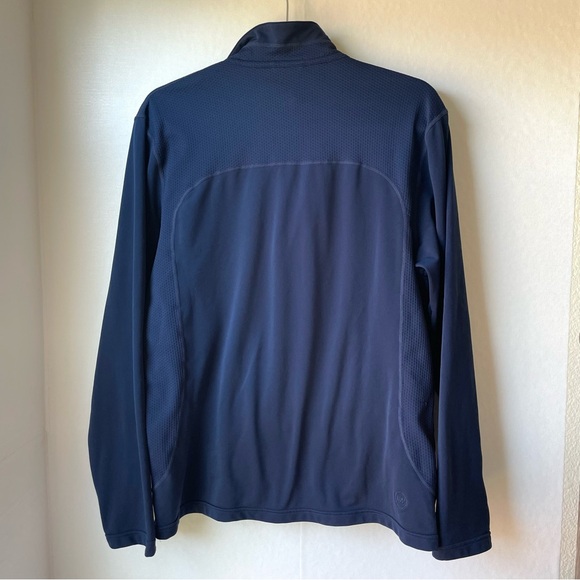 Asilomar Quarter Zip Sweatshirt Jacket Pullover Navy Blue with Pockets Size M - Picture 9 of 15